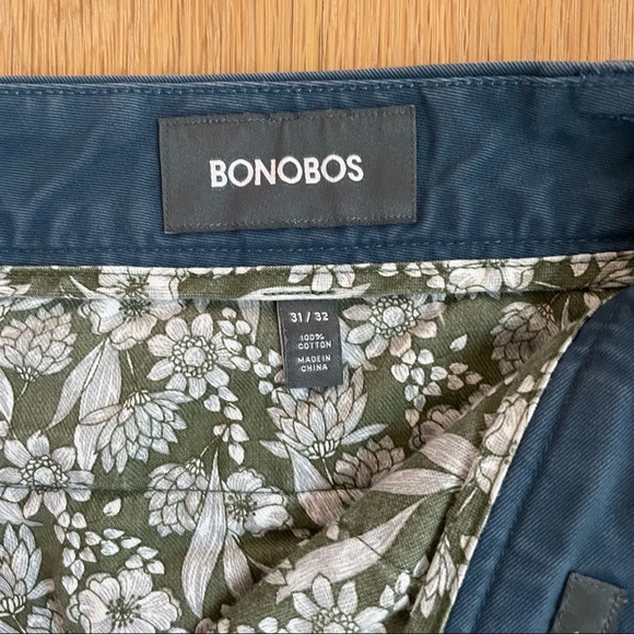 BONOBOS Straight Leg Chino 31 /32 in Blue / Light Navy Blue - Picture 5 of 10